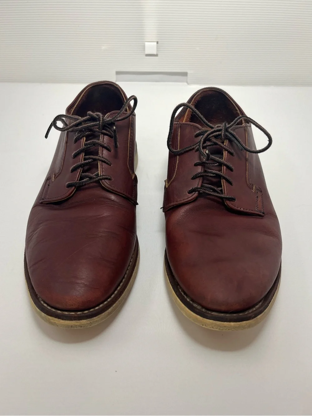Red Wing 3117 Postman Oxford Oxblood Mesa Leather‎ Mens Size 10 D Discontinued